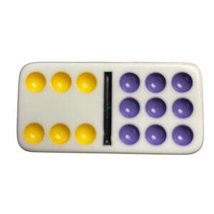 Double Twelve Dominoes Replacement Tile 6 9 Color Dot mq
